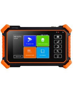 IP Camera Tester CCTV Tester, Koolertron 4 Inch IPS Touch Screen support H.264 4K H.265 8K CVI TVI AHD Camera Test, Analog camera test, PAL/NTSC auto adapt, Rapid ONVIF and UTP cable test 