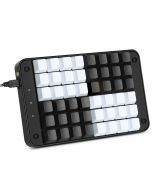 Koolertron Single-Handed Programmable Mechanical Keyboard with 48 Programmable Keys, Blank No Print Keycaps
