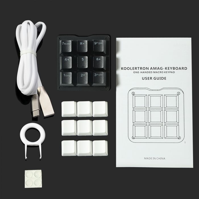 Koolertron One Handed Macro Mechanical Keyboard with Fully Programmable  Keys, Portable Mini One-Handed Mechanical Gaming Keypad OSU! Keyboard