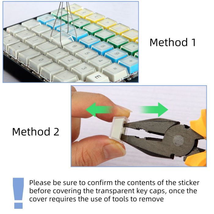 Koolertron Single-Handed Programmable Mechanical Keyboard, PBT