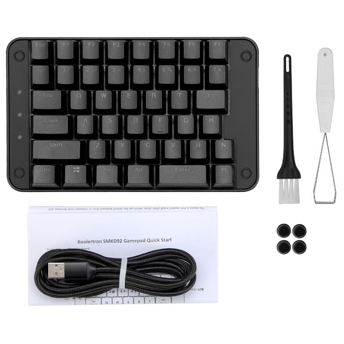 Koolertron Mechanical Gaming Keyboard, Professional Single-Handed Keypad  with 43 Programmable Keys Macro Setting-Gateron Red Switches