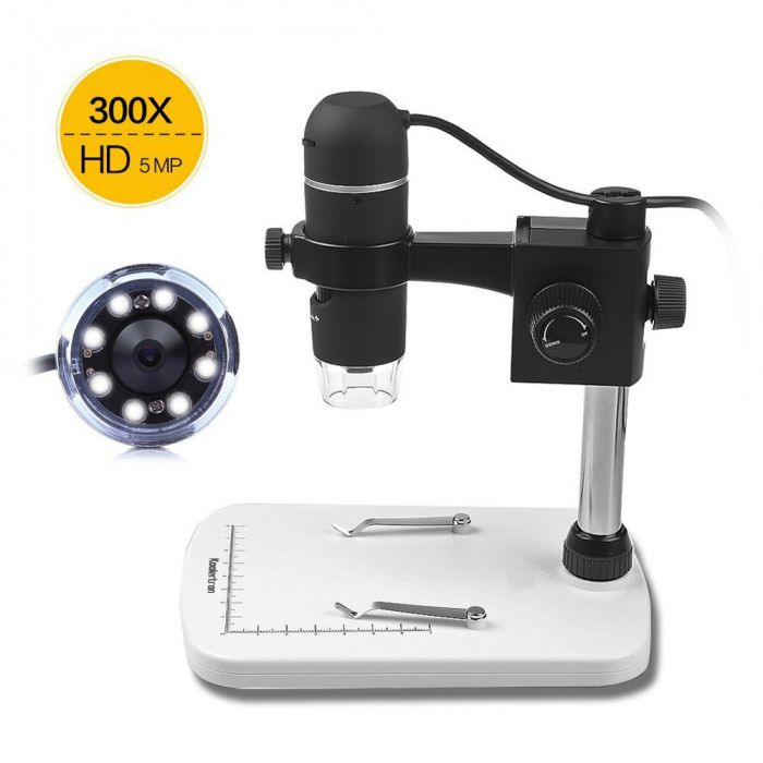 Koolertron Wireless WiFi Digital USB Microscope,Portable USB Digital  Microscope Camera with 1000x magnification HD 2MP