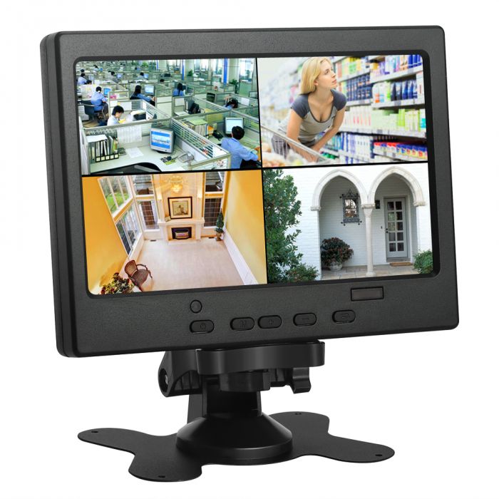 Martin Luther King Junior Renaissance Koningin Koolertron 7 inch CCTV Monitor LCD Monitor with HDMI/VGA/AV Port Support  1080P for DSLR/PC/CCTV Camera/DVD/Home Office Surveillance Secure System