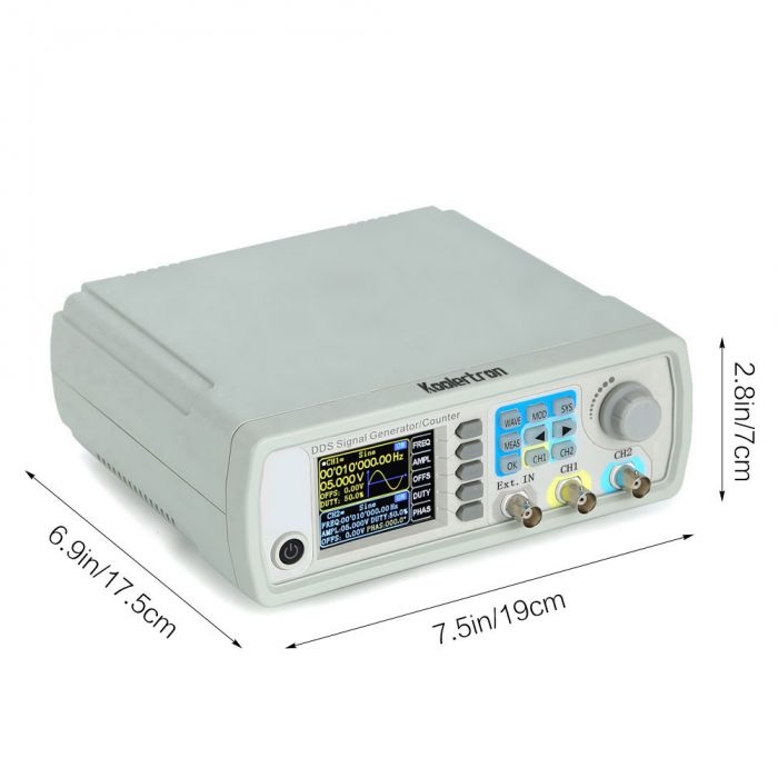 DDS Functie Signaal Generator High Power Dual Channel Eindversterker DC Eindversterker 40V Digitale Controle DDS Functie Signaal Generator High Power Dual Channel Eindversterker DC Eindversterker 40V Digitale Controle