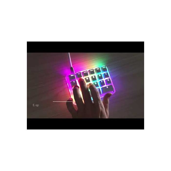 Koolertron One Handed Macro Mechanical Keyboard with 23 Fully Programmable  Keys, Portable Mini One-Handed Mechanical