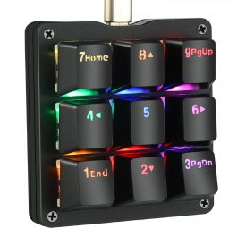 Koolertron Mechanical Numpad Macro Keyboard, 9-Key Numeric