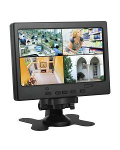 Koolertron 7 inch CCTV Monitor LCD Monitor with HDMI/VGA/AV Port Support 1080P - US Plug