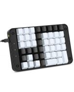 Koolertron Single-Handed Programmable Mechanical Keyboard with OEM Gateron Red Switch, All 46 Programmable Keys, 8 Macro Keys, PBT Keycap.