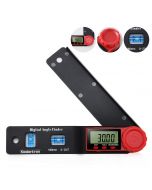 Digital Angle Finder Digital Protractor 180mm 200°with Horizontal and Vertical Level LCD Display Rule Meter Measuring Tool 